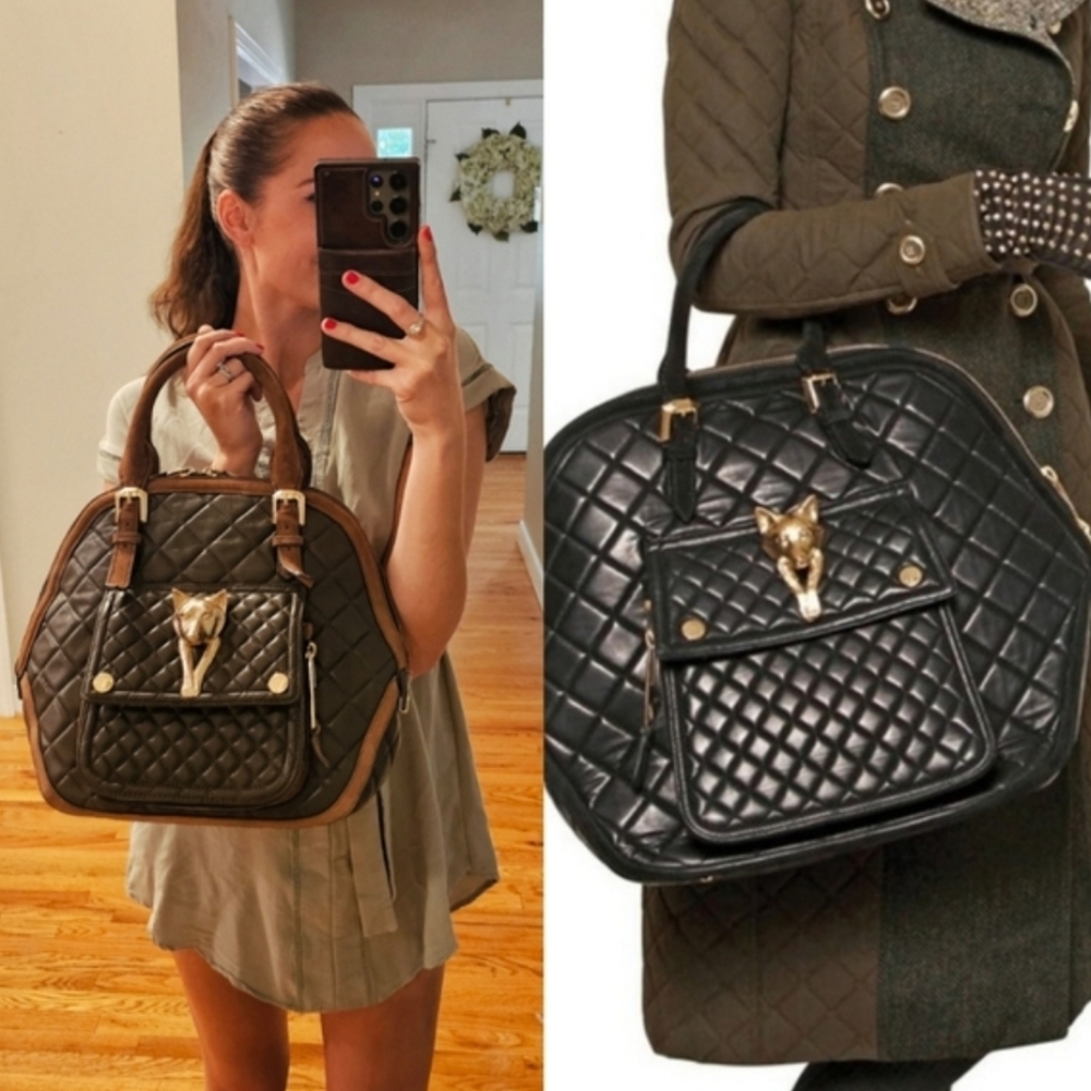 Burberry Prorsum Runway Animal Orchard Bag
